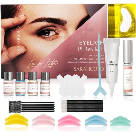 Brand New Lash Lift Kit Professional Eyelash Perm Kit Long-Lasting Salon Curl - Picture 1 of 15